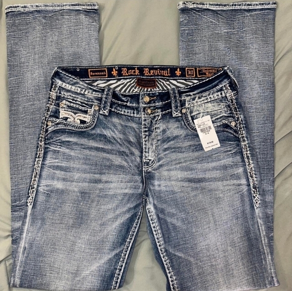 NWT Rock Revival Women's Savannah Jeans, 30 - Picture 7 of 9